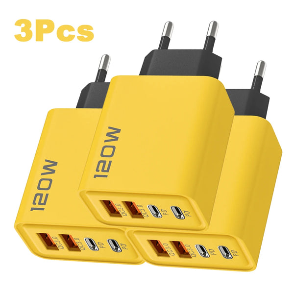 Cargador USB-C PD 4 Puertos